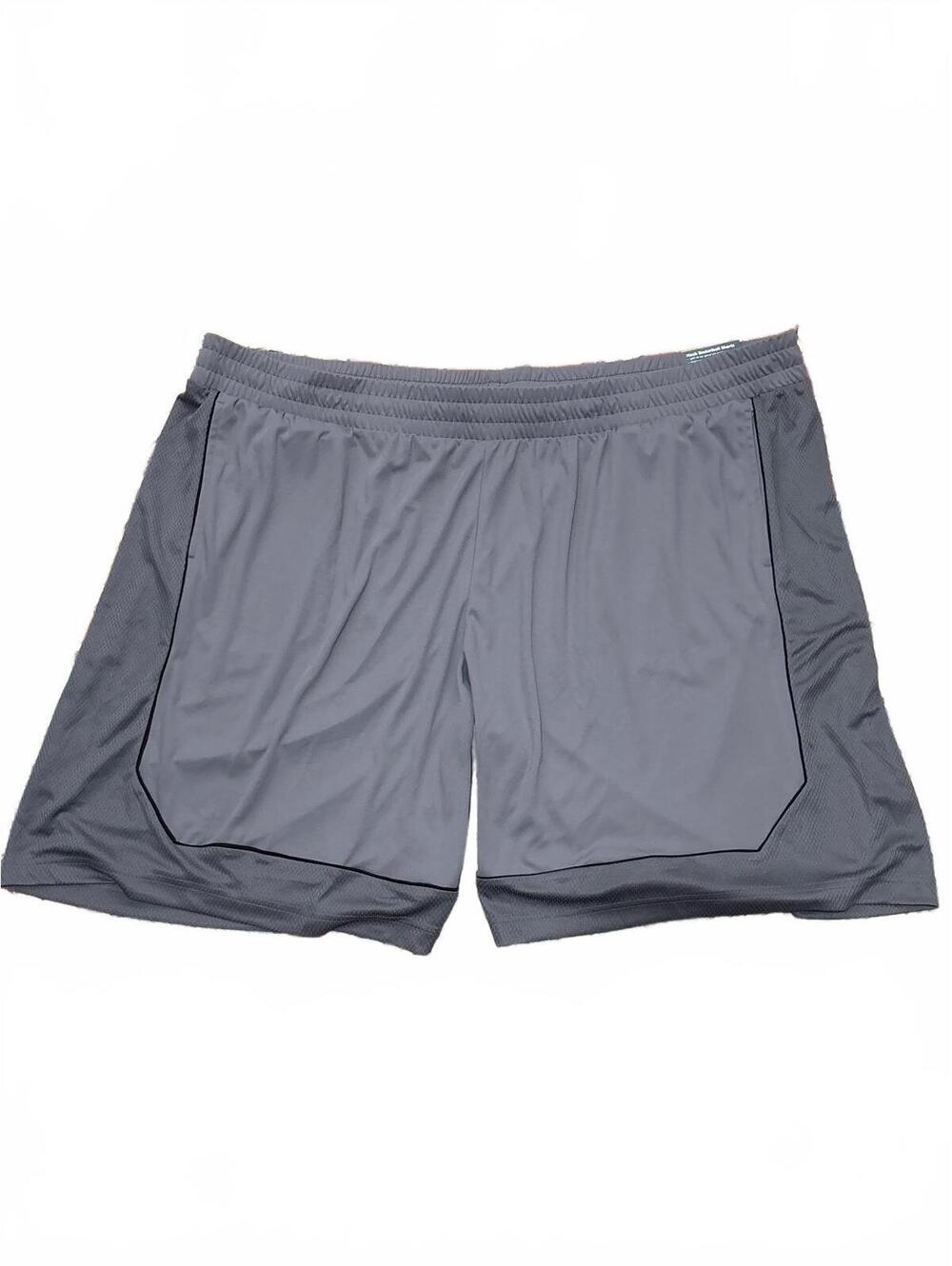 Tek Gear Mesh Basketball Shorts 4XB Gray